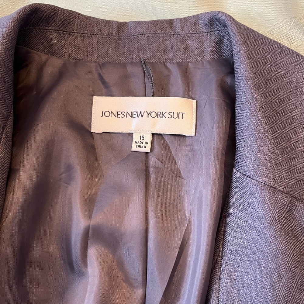 Jones New York Charcoal Blazer - Picture 5 of 6